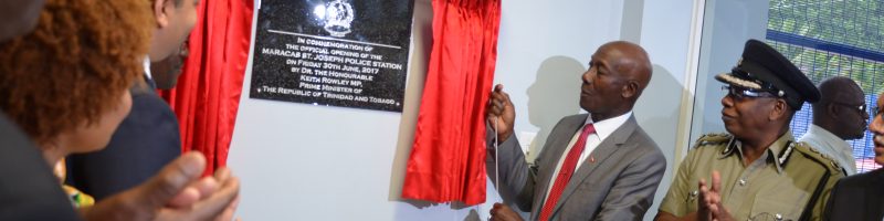 The unveiling of the commemorative plaque